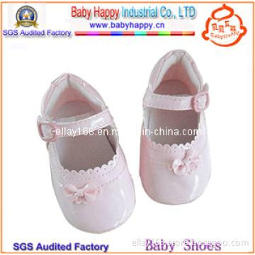 Wholesale Cheap Leather Baby Girls Shoes